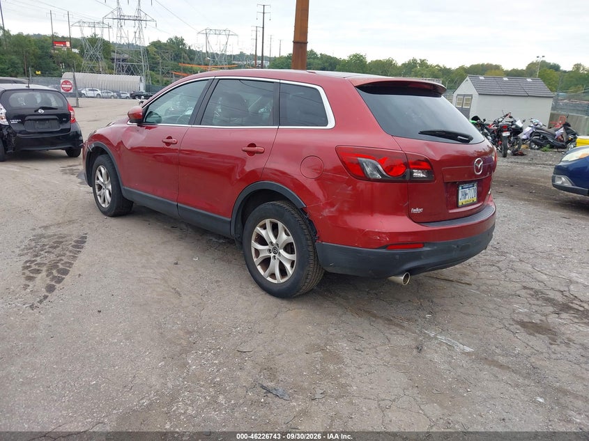 2013 Mazda CX-9 VIN JM3TB2CV1D0419336 IAAI salvage auction — Normal Wear & Tear, Clear, sold $750 on 2026-10-16 (photo 3)