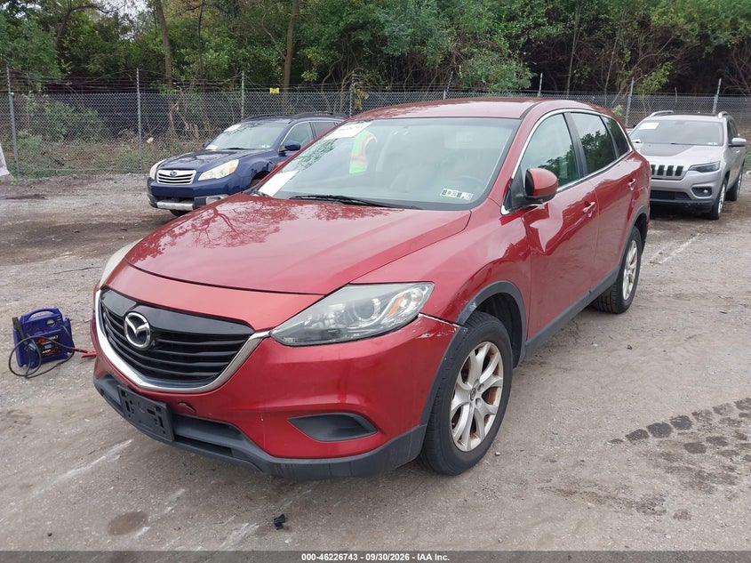 2013 Mazda CX-9 VIN JM3TB2CV1D0419336 IAAI salvage auction — Normal Wear & Tear, Clear, sold $750 on 2026-10-16 (photo 6)