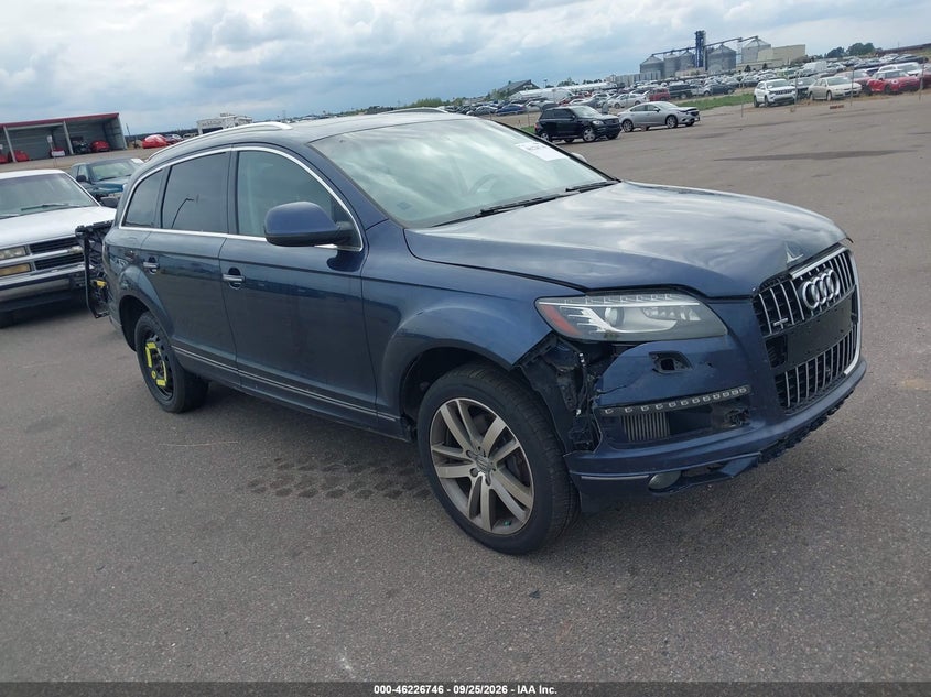 2013 Audi Q7 VIN WA1LMAFE6DD012639 IAAI salvage auction — FRONT END, Clear (Minnesota), sold $650 on 2026-10-10 (photo 1)