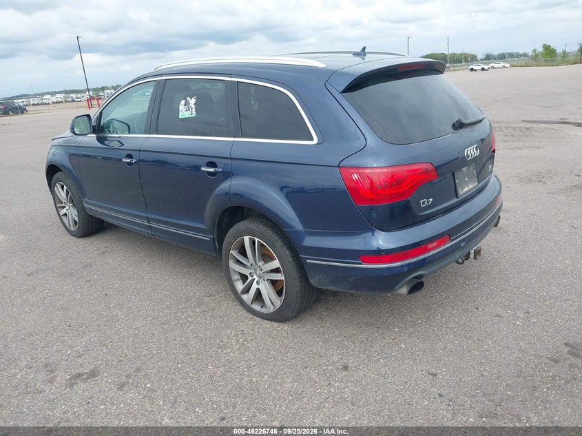 2013 Audi Q7 VIN WA1LMAFE6DD012639 IAAI salvage auction — FRONT END, Clear (Minnesota), sold $650 on 2026-10-10 (photo 3)