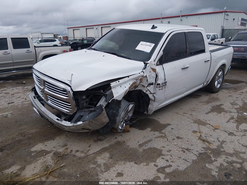 2016 Ram 1500 VIN 3C6RR6LT1GG315523 IAAI salvage auction — Unknown, Wait Title, sold $1,100 on 2026-10-25 (photo 2)