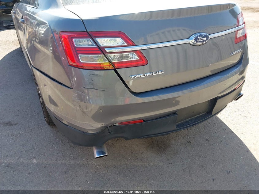 2013 Ford Taurus VIN 1FAHP2F82DG122983 IAAI salvage auction — Rear, Salvage, sold $1,900 on 2026-10-19 (photo 6)