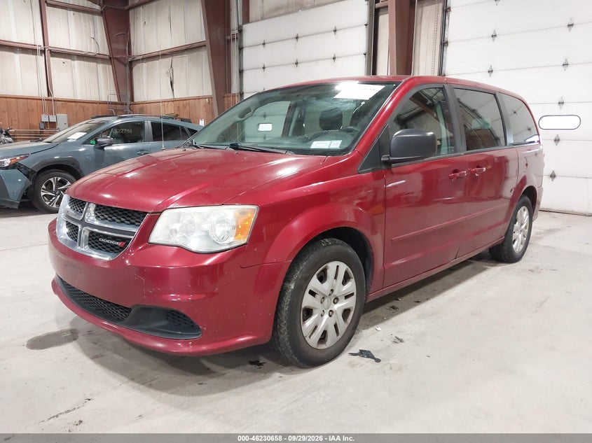 2014 Dodge Grand Caravan VIN 2C4RDGBG8ER393077 IAAI salvage auction — NORMAL WEAR, Clear (New York), sold $400 on 2026-10-07 (photo 2)