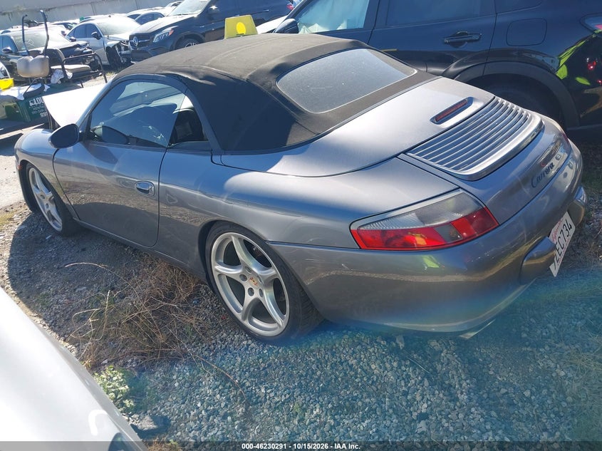 2002 Porsche 911 VIN WP0CA299X2S653532 IAAI salvage auction — FRONT END, Salvage Certificate (California), sold $0 on 2026-10-22 (photo 3)