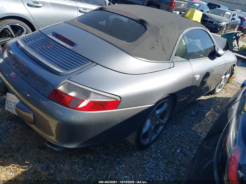 2002 Porsche 911 VIN WP0CA299X2S653532 IAAI salvage auction — FRONT END, Salvage Certificate (California), sold $0 on 2026-10-22 (photo 4)