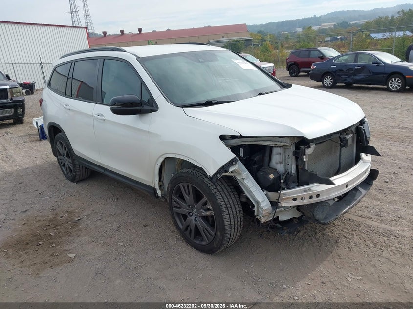 2022 Honda Pilot VIN 5FNYF6H35NB059525 — IAAI salvage auction photo