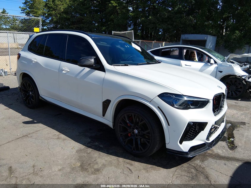 2022 BMW X5 m VIN 5YMJU0C07N9N27077 — IAAI salvage auction photo