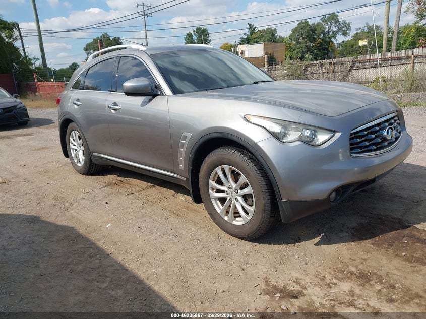 2010 Infiniti Fx VIN JN8AS1MW8AM853716 IAAI salvage auction — NORMAL WEAR, Clear (Michigan), sold $925 on 2026-10-05 (photo 1)