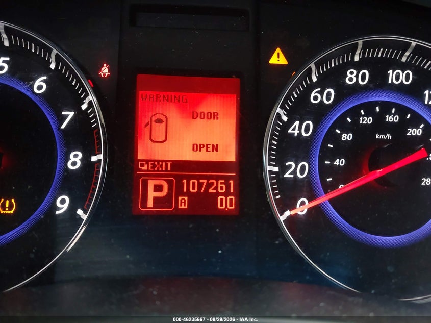 2010 Infiniti Fx VIN JN8AS1MW8AM853716 IAAI salvage auction — NORMAL WEAR, Clear (Michigan), sold $925 on 2026-10-05 (photo 7)