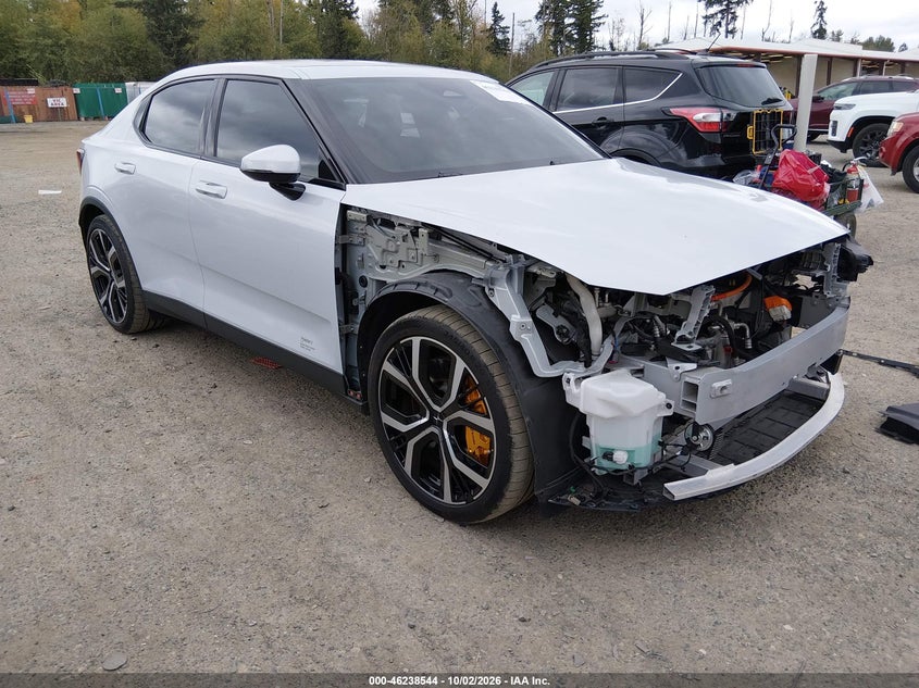 2023 Polestar 2 VIN YSMET3KA2PL121436 IAAI salvage auction — FRONT END, Salvage Title, sold $11,300 on 2026-10-10 (photo 1)