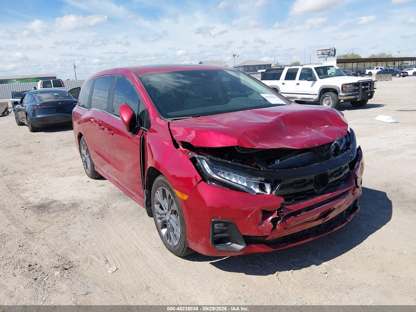 2025 Honda Odyssey VIN 5FNRL6H80SB017557 — IAAI salvage auction photo