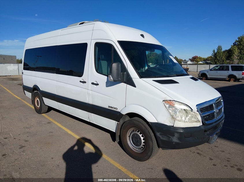 2008 Dodge Sprinter VIN WDWPE845X85321124 IAAI salvage auction — ALL OVER, Clear (Idaho), sold $5,550 on 2026-10-09 (photo 1)