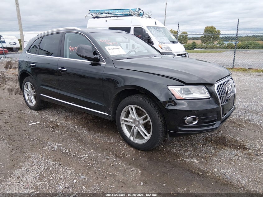 2017 Audi Q5 VIN WA1L2AFP0HA061799 IAAI salvage auction — NORMAL WEAR, Clear (Pennsylvania), sold $0 on 2026-10-24 (photo 1)