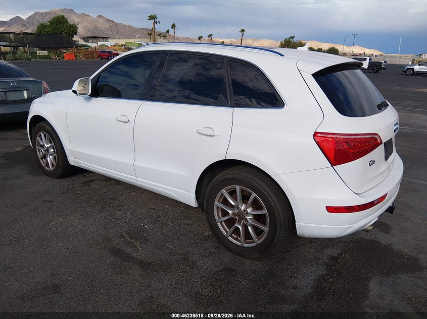 2012 Audi Q5 VIN WA1CFAFP4CA101282 IAAI salvage auction — NORMAL WEAR, Clear (Nevada), sold $600 on 2026-10-02 (photo 3)