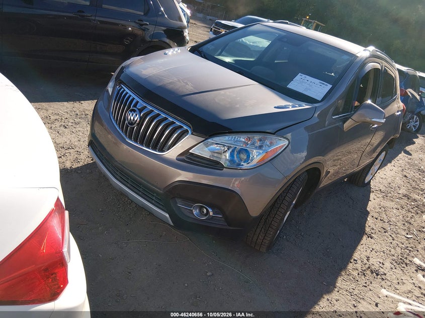 2015 Buick Encore VIN KL4CJDSB4FB160244 IAAI salvage auction — REAR END, Clear (Massachusetts), sold $1,250 on 2026-10-08 (photo 2)