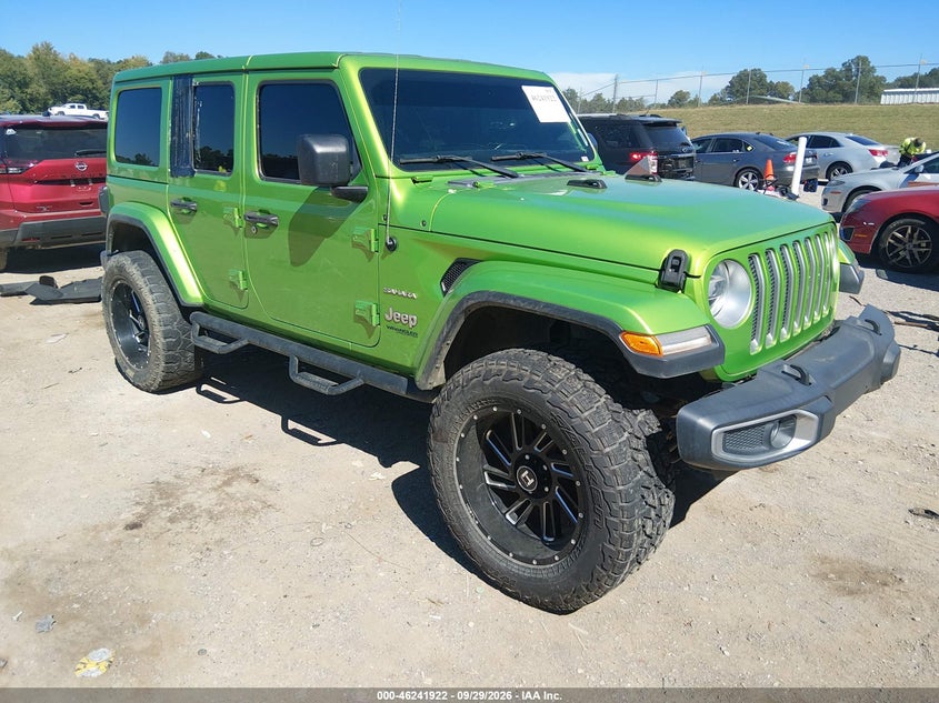 2019 Jeep Wrangler / VIN 1C4HJXEN2KW524201 — IAAI salvage auction photo