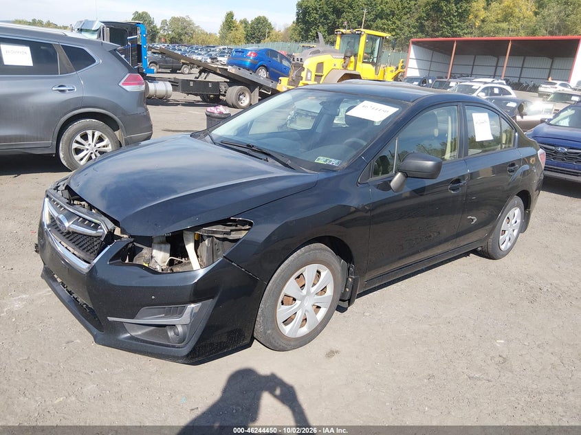 2015 Subaru Impreza VIN JF1GJAA60FH023718 IAAI salvage auction — FRONT END, Salvage Title, sold $175 on 2026-10-21 (photo 2)
