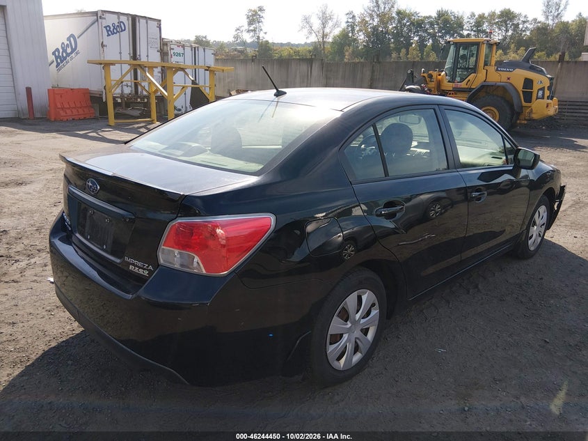 2015 Subaru Impreza VIN JF1GJAA60FH023718 IAAI salvage auction — FRONT END, Salvage Title, sold $175 on 2026-10-21 (photo 4)