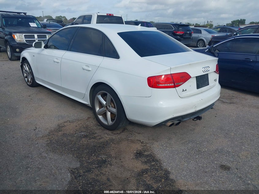 2012 Audi A4 VIN WAUFFAFL0CN012279 IAAI salvage auction — NORMAL WEAR, Original (Texas), sold $0 on 2026-10-24 (photo 3)