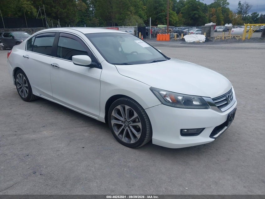 2014 Honda Accord VIN 1HGCR2F53EA115034 IAAI salvage auction — NORMAL WEAR, Clear (New York), sold $3,000 on 2026-10-07 (photo 1)