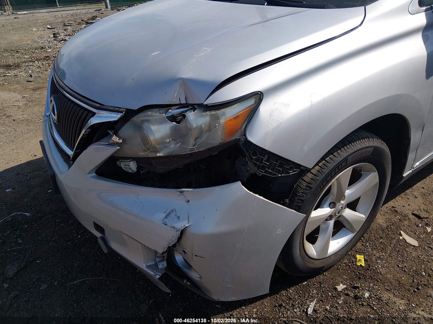 2011 Lexus Rx 350 VIN 2T2BK1BAXBC110766 IAAI salvage auction — FRONT END, Salvage (Virginia), sold $4,050 on 2026-10-25 (photo 6)