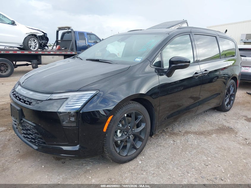 2027 Chrysler Pacifica VIN 2C4RC1GG1VR552871 IAAI salvage auction — ENGINE DAMAGE, Salvage Title, sold $23,100 on 2026-10-08 (photo 2)