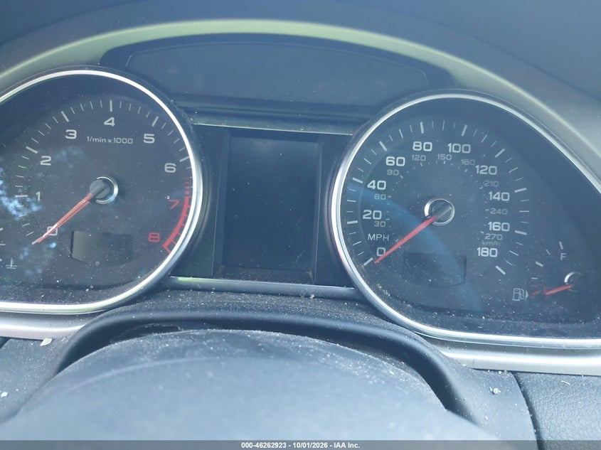 2011 Audi Q7 VIN WA1DGAFE3BD001624 IAAI salvage auction — ELECTRICAL, Clear (Virginia), sold $0 on 2026-10-27 (photo 7)