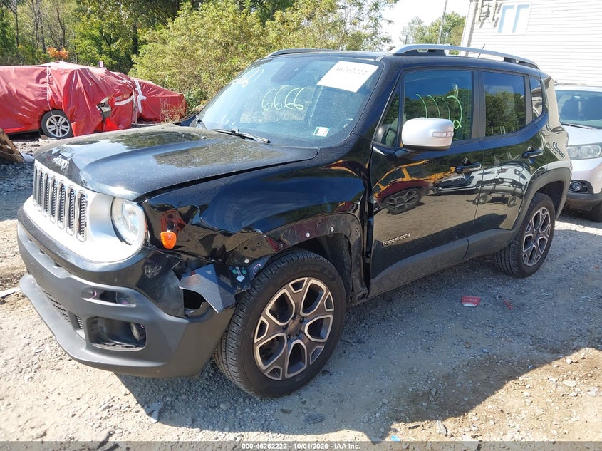 2017 Jeep Renegade VIN ZACCJBDB4HPF04753 IAAI salvage auction — LEFT FRONT, Salvage Title, sold $775 on 2026-10-21 (photo 2)