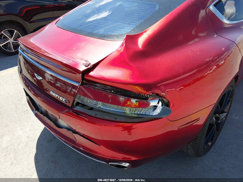 2014 Aston martin Rapide VIN SCFHDDAT3EGF03600 IAAI salvage auction — REAR END, Salvage (Texas), sold $13,300 on 2026-10-22 (photo 6)
