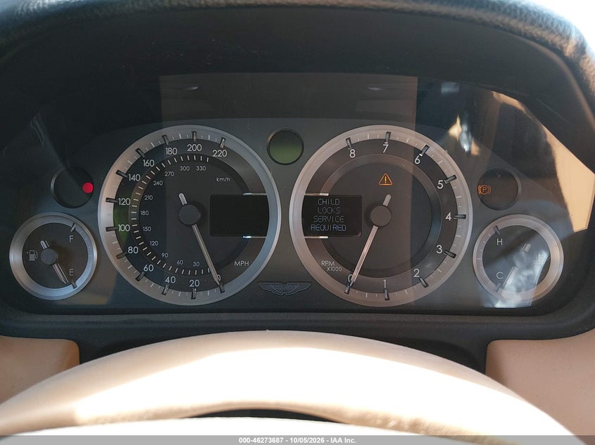 2014 Aston martin Rapide VIN SCFHDDAT3EGF03600 IAAI salvage auction — REAR END, Salvage (Texas), sold $13,300 on 2026-10-22 (photo 7)