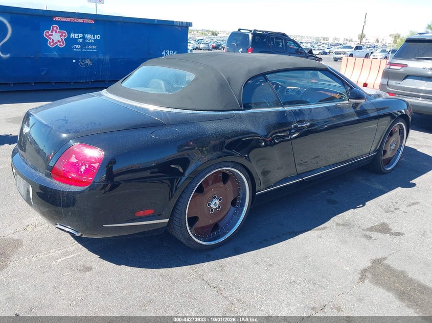 2007 Bentley Continental VIN SCBDR33W07C050515 IAAI salvage auction — NORMAL WEAR, Clear (Nevada), sold $12,675 on 2026-10-09 (photo 4)