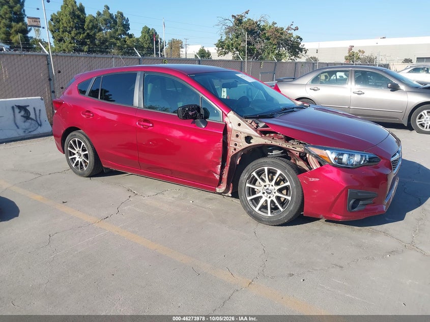 2018 Subaru Impreza VIN 4S3GTAA64J3717435 IAAI salvage auction — SIDE, Salvage (California), sold $0 on 2026-10-11 (photo 1)