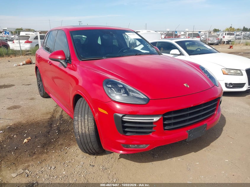 2016 Porsche Cayenne VIN WP1AD2A20GLA72635 — IAAI salvage auction photo