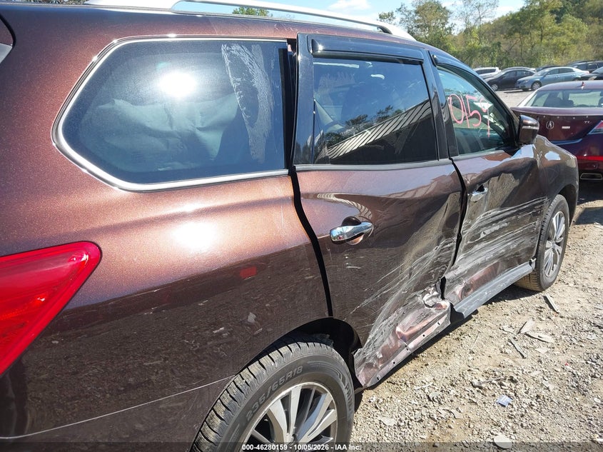 2019 Nissan Pathfinder VIN 5N1DR2MM5KC607248 IAAI salvage auction — SIDE, Wait Title, sold $1,650 on 2026-10-24 (photo 6)