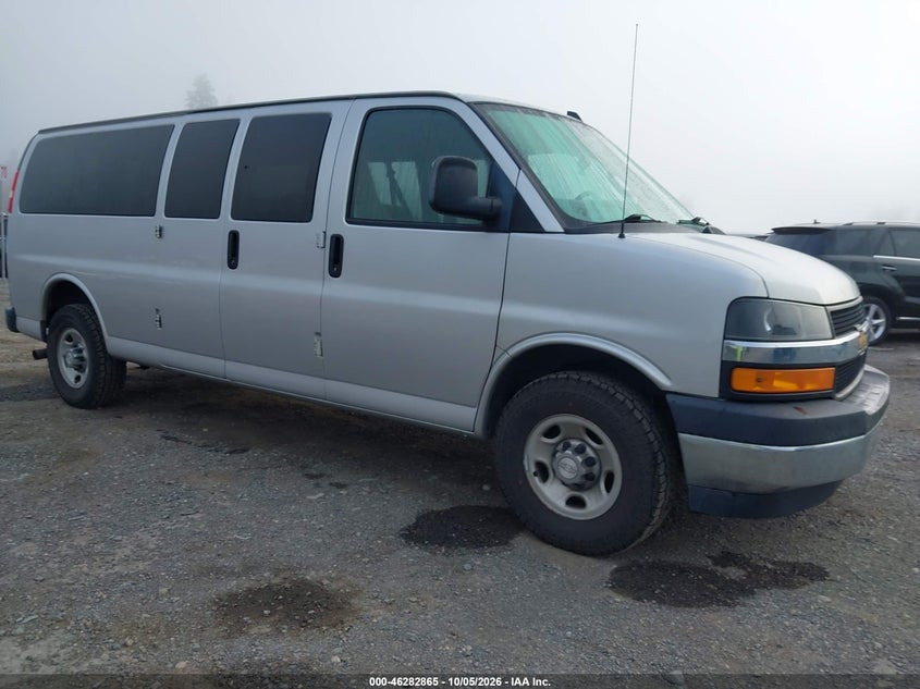 2018 Chevrolet Express 3500 VIN 1GAZGPFG0J1288963 IAAI salvage auction — NORMAL WEAR, Sf97 (Washington), sold $18,500 on 2026-10-22 (photo 1)