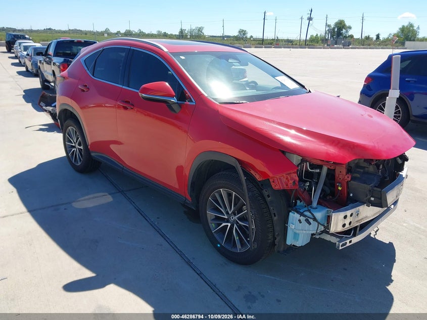 2022 Lexus Nx VIN 2T2GGCEZ8NC015163 — IAAI salvage auction photo