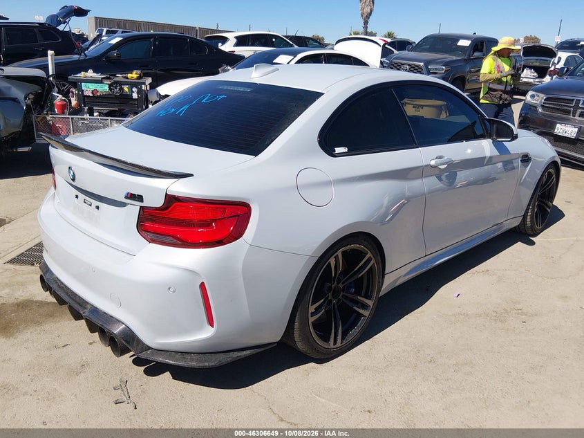 2021 BMW M2 VIN WBS2U7C00M7G44575 IAAI salvage auction — FRONT END, Salvage (California), sold $23,475 on 2026-10-21 (photo 4)