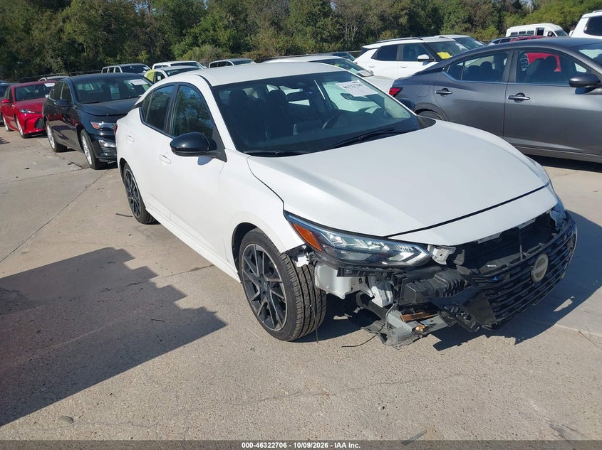 2025 Nissan Sentra VIN 3N1AB8DV7SY257090 — IAAI salvage auction photo