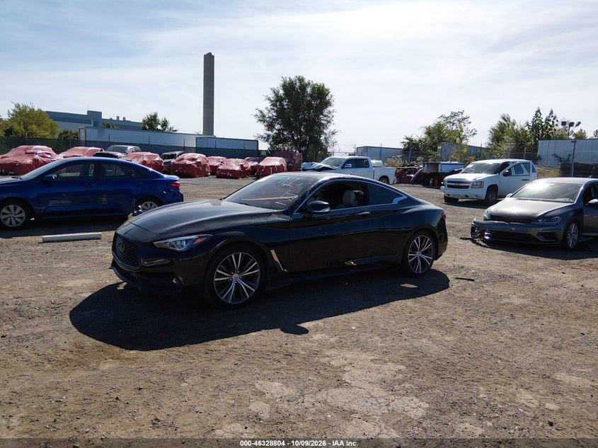 2017 Infiniti Q60 VIN JN1CV7ELXHM320704 IAAI salvage auction — NORMAL WEAR, Salvage (Pennsylvania), sold $750 on 2026-10-23 (photo 2)