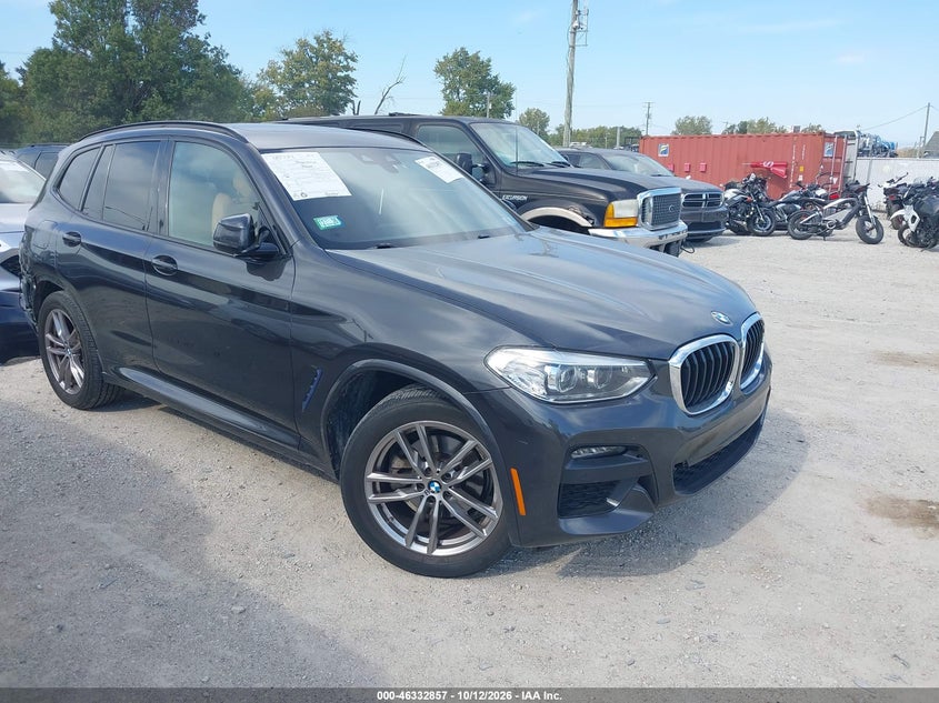 2021 BMW X3 VIN 5UXTY5C07M9E01840 — IAAI salvage auction photo