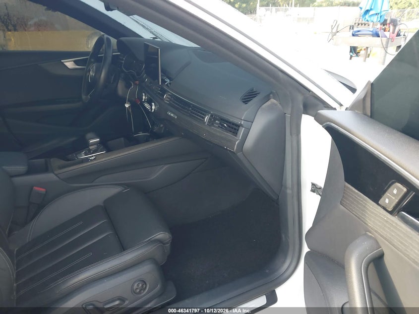 2021 Audi A5 VIN WAUDACF55MA059366 IAAI salvage auction — SIDE, Clear (Illinois), sold $5,250 on 2026-10-22 (photo 5)