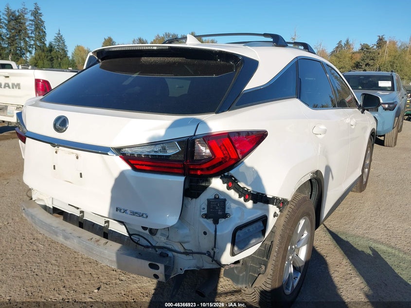 2019 Lexus Rx 350 VIN 2T2BZMCA8KC170394 IAAI salvage auction — REAR END, Bill Of Sale (Washington), sold $16,400 on 2026-10-24 (photo 4)