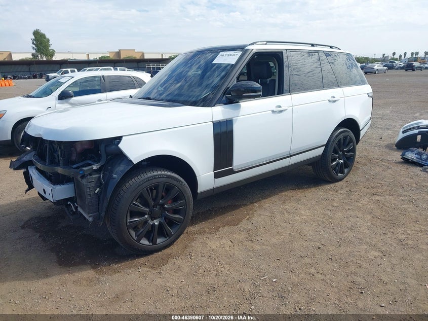 2014 Land rover RANGE ROVER VIN SALGS2EF6EA142140 IAAI salvage auction — FRONT END, Salvage (California), sold $3,500 on 2026-10-25 (photo 2)