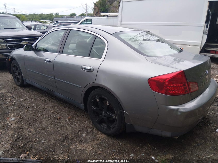 2004 Infiniti G35 VIN JNKCV51E84M619707 IAAI salvage auction — NORMAL WEAR, Clear (Rhode Island), sold $500 on 2026-07-28 (photo 3)
