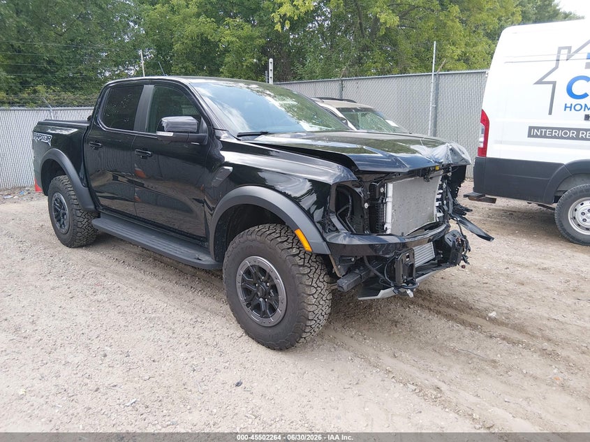 2025 Ford Ranger VIN 1FTER4LR3SLE24867 IAAI salvage auction — FRONT END, Salvage Title, sold $18,900 on 2026-07-30 (photo 1)