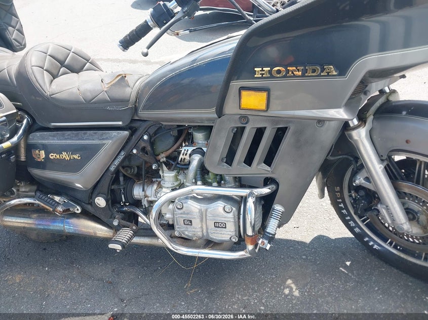 1983 Honda Gl1100 VIN 1HFSC0222DA307934 IAAI salvage auction — NORMAL WEAR, Clear (Virginia), sold $50 on 2026-07-07 (photo 8)