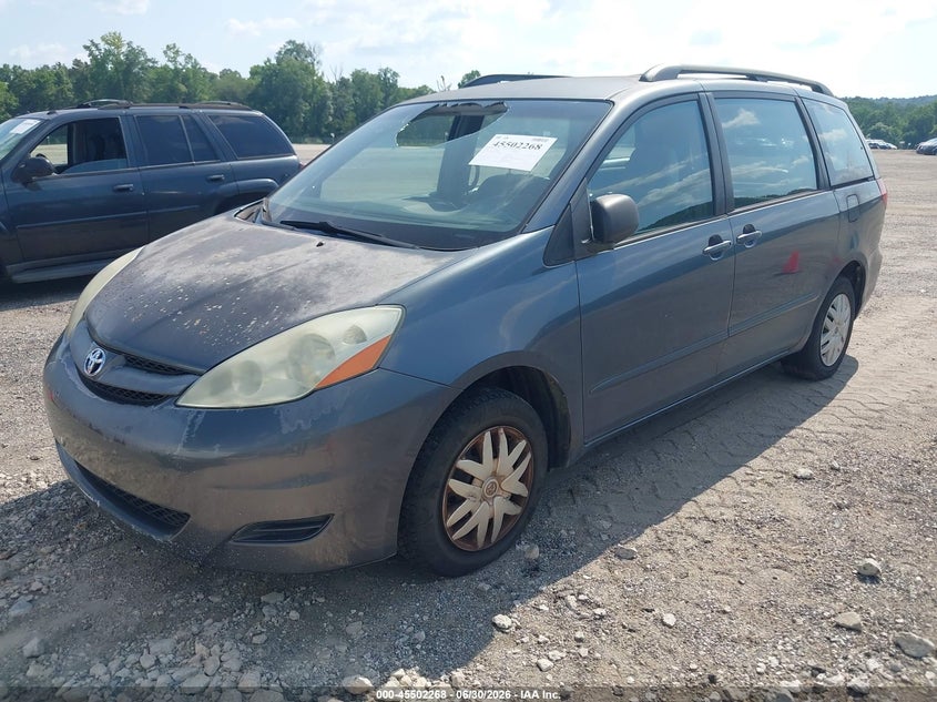 2006 Toyota Sienna VIN 5TDZA23C46S435938 IAAI salvage auction — NORMAL WEAR, Clear (Alabama), sold $850 on 2026-07-22 (photo 2)