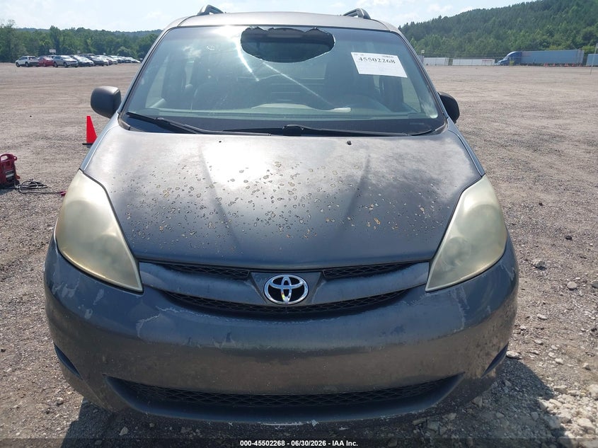 2006 Toyota Sienna VIN 5TDZA23C46S435938 IAAI salvage auction — NORMAL WEAR, Clear (Alabama), sold $850 on 2026-07-22 (photo 6)