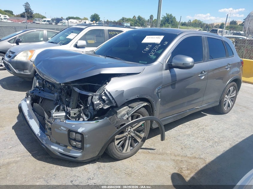 2020 Mitsubishi Outlander VIN JA4AR3AU9LU023216 IAAI salvage auction — FRONT END, Salvage Title, sold $25 on 2026-07-30 (photo 2)