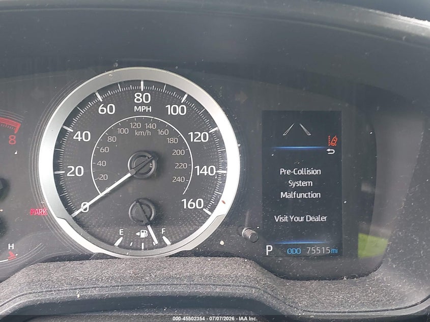 2020 Toyota Corolla VIN 5YFEPRAE2LP073302 IAAI salvage auction — FRONT END, Salvage - 75% Or Less (Maryland), sold $4,100 on 2026-07-20 (photo 7)